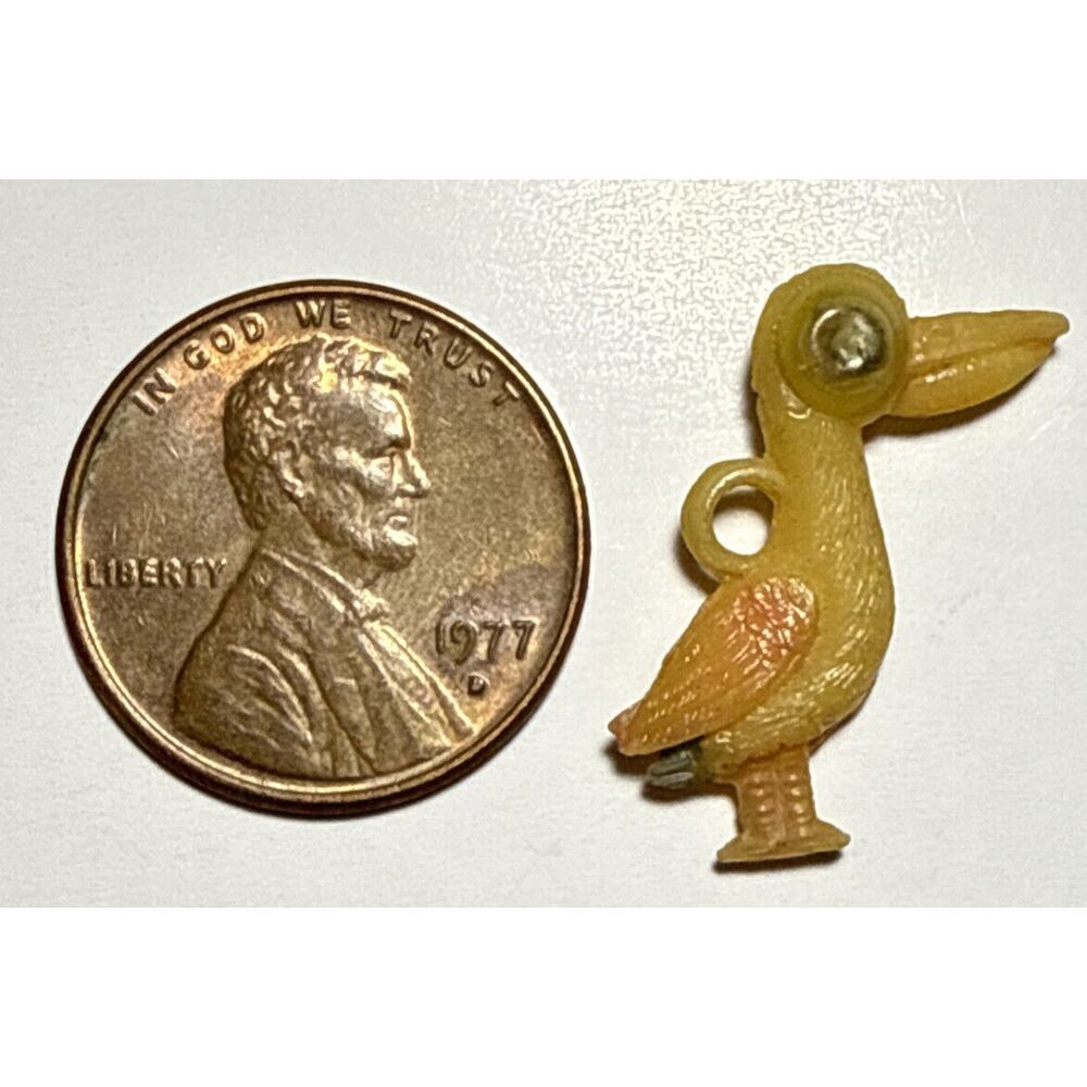 Vintage Bird/Chick Cracker Jack Celluloid Charm 1A